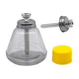 Maxbell 6oz/180ml Clear Pump Dispenser Professional with Measuring Scales Refillable
