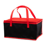 Maxbell Insulated Lunch Box with Handle Picnic Handbag for Office Outdoor Restaurant Red 42x31x21cm