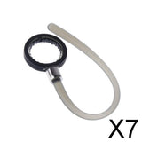 Maxbell 7xEar Hooks Loop Clip for iPhone Samsung Motorola Bluetooth Headset 11mm C Grey