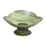 Maxbell Fruit Bowl with Draining Holes for Table Countertop Dinning Room Living Room green