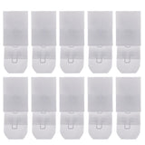 Maxbell 10 Set 1 Hook 3 Rows Bra Extenders Elastic Stretchy Bra Strap Extension White - Aladdin Shoppers