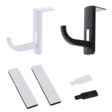 Maxbell 3x2 Pieces Headphone Headset Hanger Holder Wall PC Monitor Stand Hook Sticky