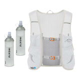 Maxbell Hydration Vest Backpack Breathable Hydration Bag for Climbing Outdoor Riding M Light Grey Orange