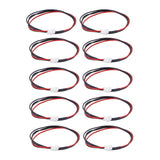 Maxbell 10 JST-XH 3S Lipo Balance Wire Extension Lead 22cm+10 Blk Nylon cable tie