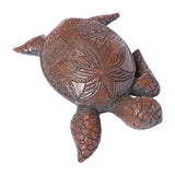 Maxbell Sea Turtle Statue Creative Resin Aquarium Ornament for Outdoor Pond Backyard