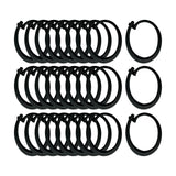Maxbell 2x30x Gazebo Curtain Hooks Professional Black for Netting Mesh Screen Curtains