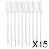 Maxbell 15x50pcs 0.5ml Transfer Pipettes Plastic Dropper