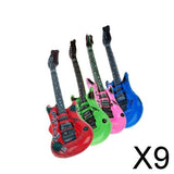 Maxbell 9x2 Pcs Random Color Inflatable Guitar for Rock N Roll Party Favor for Kids