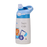 Maxbell Insulated Water Bottle for Kids Gift Straw Cup for Travel Outdoor Activities Blue