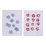 Maxbell 22 Pieces Forget-me-not Verbena Real Pressed Dried Flowers for Nail Art