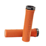 Maxbell 2x Bike Handlebar Grips Stylish Accessories for Mountain Bikes Riding Sports Orange