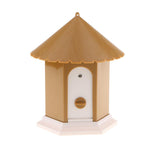 Maxbell Maxbell Ultrasonic Dog Bark Controller Barking Repeller Outdoor Bird House Shape Brown
