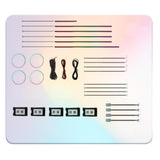 Mood Lighting Kit, Acrylic light-emitting diode Strip, Interior Car RGB Lights, Universal Invisible Black 22 Lights