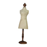 Maxbell Body Necklace Display Stand Vintage Style Model for Counter Desktop Showcase Tall