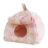 Maxbell Hanging Hammock Hideaway Cave Bed Tent for Parrot Parakeet Lovebirds Pink