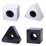 Maxbell 4x ABS Injection Molding Triangular Station for Interview Microphone