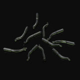 Maxbell Maxbell 10PCS Carp Fishing Line Aligner Hook Sleeve End Tackle Rig Fishing Swivel