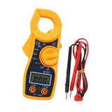 Maxbell Digital Clamp Meter Multimeter Tester Practical Tool Sturdy DC Multimeter Orange Black