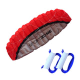 Maxbell Stunt Kite Double Line Outdoor Parafoil Kite for Children Enthusiasts Adults Red