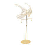 Maxbell Mannequin Underwear Bra Display Stand Sturdy Iron for Exhibition Mall Retail Gold