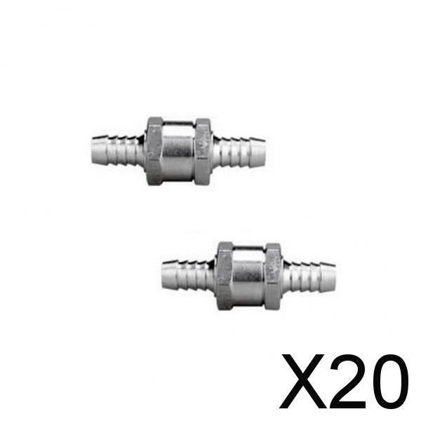 Maxbell 20x2 Pcs 12mm Non Return Fuel Line Oil Petrol Diesel Water One Way Check Valve