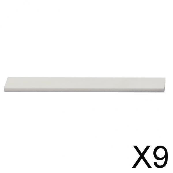 Maxbell 9x6 String Acoustic Guitar Bone Bridge Saddle for Guitar Parts