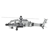 567Pcs Assembly Apache Helicopter Model Building Blocks Combat Paly Toy