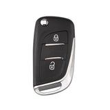Maxbell 2x2BTN Modified Blade Flip Remote Key Shell for Peugeot 307 408 308 HCA CE536
