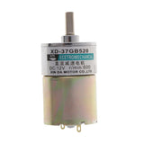 Maxbell XD-37GB520 DC Motor 12V 10W 600RPM Gear Motor CW/CCW Brushed Geared Motor