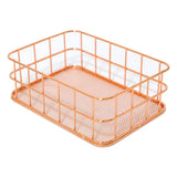 Maxbell Elegant Tabletop Organizer Makeup Kitchen Storage Basket Bin Box for Closet