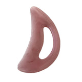 Maxbell Gua Sha Facial Tool Multifunctional Smooth Manual Massager for Leg Neck Back Large pink