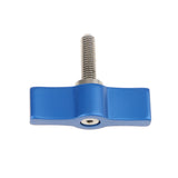 DSLR Camera Adjustable Hand Tightening Screws Aluminum Alloy Handle M5 Screw Blue