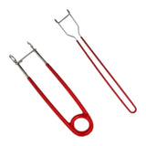 Maxbell Fish Mouth Spreader Sturdy for Fish Lover Portable Hook Remover Frog Remover Red