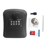 Maxbell Key Lock Box Security Lock Box for Realtors Outdoor House Keys Room Cards