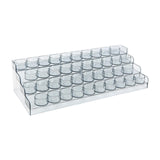 Maxbell Clear Paint Organizer Multifunctional Paint Organizer for Desk Home Beginner Grey