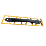 Maxbell Drywall Trowel Professional Plastering Trowel for Flooring Finishing Painter Black Yellow