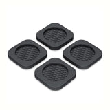Maxbell 4x Washing Machine Anti Vibration Pads Universal for Refrigerator Dryer Home Square Black