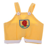 Maxbell Lovely Flower Overalls Shoulder Strap Pants For 1/8 BJD MSD BB Dolls Yellow