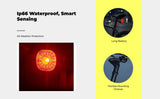 Bike, Smart Brake Sensing, light-emitting diode Rear Light, Waterproof, Night Cycling AR09 Normal