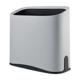 Maxbell Trash Can Waste Bin Container Basket Wastebasket for Office Under Desk Hotel Gray