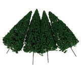 Maxbell 30pcs 4.7 Inch O SCALE CEAR TREES SCENERY MODEL LAYOUT RAILROAD Dollhouse ART