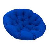 Maxbell Rocking Chair Cushion Wicker Chairs Floor Sunroom Lawn Swing Basket Seat Pad Royal Blue