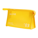 Maxbell Travel Toiletry Bag with Handle Storage Bag Travel Accessories for Beach Gym yellow horizontal