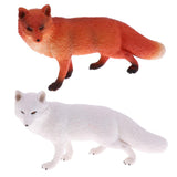 Maxbell Maxbell 2 piece Realistic Animal Model Figure Figurine Science Nature Toys Red Fox