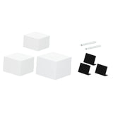 Maxbell 3Pcs Acrylic Boxes for Display Buffet Riser for Cake Collection Collectibles