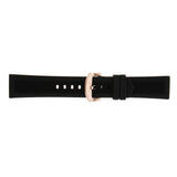 Maxbell Black Silicone Rubber Sport Replacement Watch Band Strap 20mm Rose Gold - Aladdin Shoppers