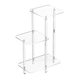 Maxbell Acrylic Display Risers Gifts Acrylic Side Table for Living Room Home Square