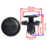 Maxbell Maxbell 50 Fender Liner Clip Push Retainer For Honda Civic Accord For Acura Integra