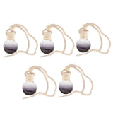 Maxbell 10ml Empty Perfume Bottle Pendant Car Hanging Ornament Home Decor 5Pieces
