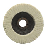 Maxbell Wool Felt Polishing Wheel Disc Thick Polishing Pad for Furniture Car Jewelry 125 type